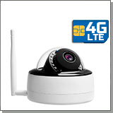 Купольная 4G IP камера наблюдения 5Mp с записью «Link-NC28G-4G»